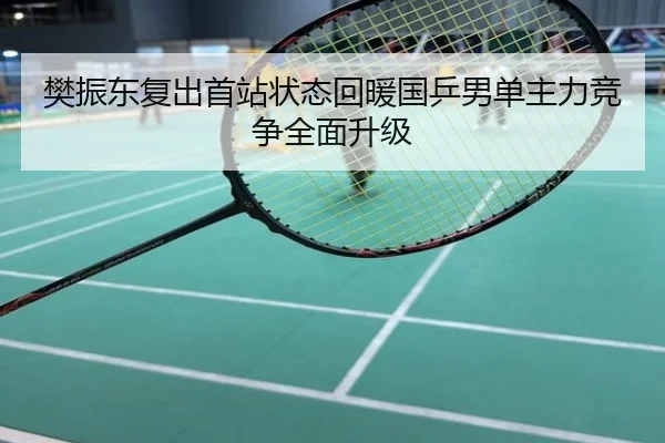 樊振东复出首站状态回暖国乒男单主力竞争全面升级
